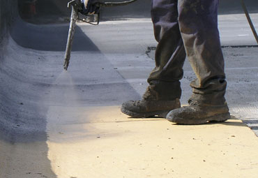 Coating systems over Mobile spray foam roof systems
